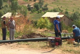 New irrigation system launched in Armenia's Gnishik community