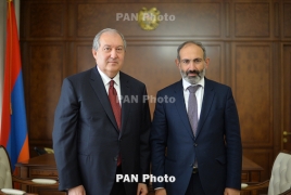 Armenia President, acting PM congratulate Georgia's new President