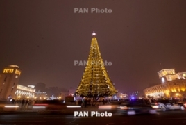 New artificial Christmas tree will light up Yerevan this year