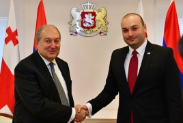 Президент Армении и премьер Грузии подчеркнули важность углубления эффективного сотрудничества