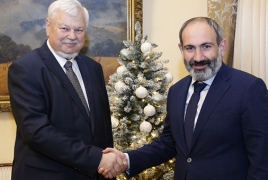 Armenia's Pashinyan meets OSCE envoy over Karabakh