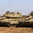 Israeli tank rolls across highway as crew falls asleep inside