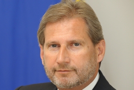 EU Commissioner Johannes Hahn will visit Armenia next week