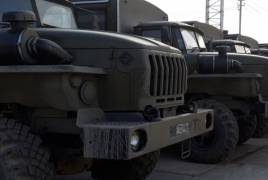Armenian army receives new batch of automotive equipment