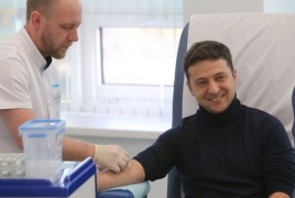 Ուկրաինայի նախագահության թեկնածուներն արյուն են հանձնել հետազոտման
