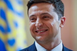 Comedian Volodymyr Zelensky becomes Ukraine's President