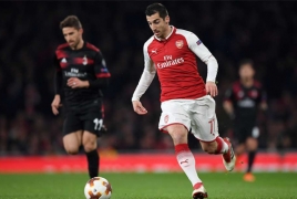 Henrikh Mkhitaryan included in Arsenal's starting XI  against Valencia