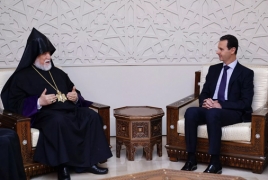 Assad urges Armenians to return, help rebuild Syria