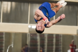 Армянский гимнаст завоевал 3 золота и 2 серебра в Петербурге