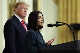 Ким Кардашьян выступила в Белом доме и удостоилась похвалы Трампа