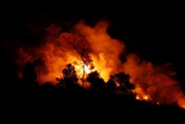 Spain battling massive wildfire amid scorching heat wave