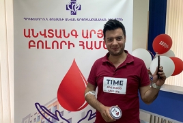 TIME-ի աշխատակիցները միացել են «Անվտանգ արյուն բոլորի համար» արշավին