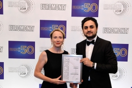 Ameriabank receives Euromoney award as Armenia's best bank