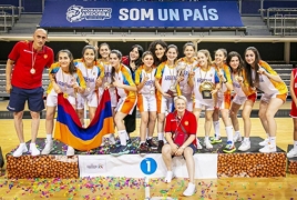 ՀՀ Մ 18 կանանց բասկետբոլի հավաքականը՝  Եվրոպայի C դիվիզիոնի առաջնության հաղթող