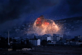 Russian Air Force launches massive attack on Syria's Kabani