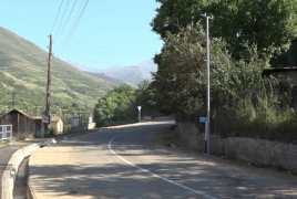 One more village in rural Armenia getting LED street lighting system