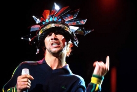 Jamiroquai giving a concert in Armenia on November 6