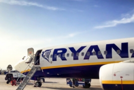 Ryanair will be flying from Armenia to Rome, Milan, Berlin, Memmingen