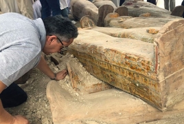 Archaeologists uncover dozens of sealed ancient coffins in Egypt