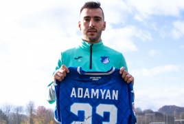 Hoffenheim launches Sargis Adamyan shirt giveaway in Armenian