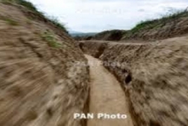 Armenian soldier wounded by Azerbaijani sniper