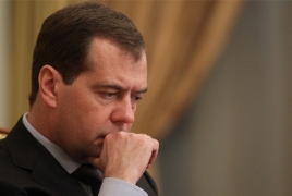 Russian PM Dmitry Medvedev resigns