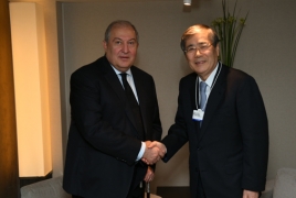 ՀՀ նախագահն ու Mitsubishi Heavy Industries-ի խորհրդի նախագահը խոսել են առաջատար տեխնոլոգիաների կիրառման հնարավորությունից
