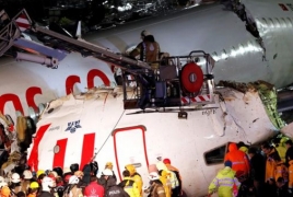 Ստամբուլում ինքնաթիռը կոշտ վայրէջք է կատարել. 3 մարդ զոհվել է, 179-ը՝ վիրավորվել