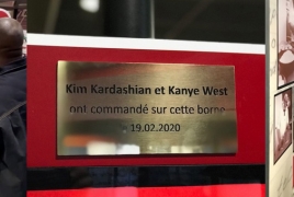 Paris KFC honors Kim Kardashian and Kanye West visit with plaque