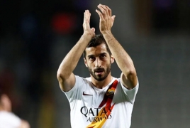 Henrikh Mkhitaryan assists in Roma's 1-1 draw against Gent