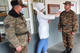 Three Armenian servicemen test positive for coronavirus