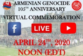 ANCC to commemorate Armenian Genocide anniv. via live broadcast