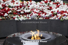Armenia government to place 105,000 flowers at Genocide memorial