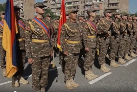 ՀՀ-ի 75 հոգանոց զորախումբը ՌԴ-ում է․ Պատրաստվում են շքերթի (Վիդեո)