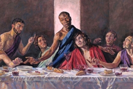 В Британии «Тайную вечерю» изобразили с темнокожим Иисусом