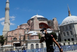 Turkey to cover Hagia Sophia's Christian mosaics during prayers