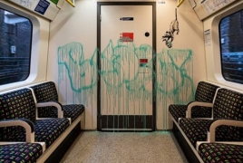 Banksy creates new coronavirus-inspired artwork on London Tube