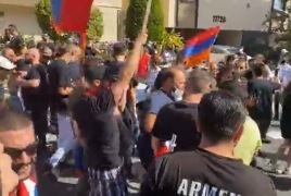 В Лос-Анджелесе произошли столкновения между армянами и азербайджанцами