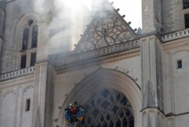 Church volunteer admits to setting French cathedral on fire