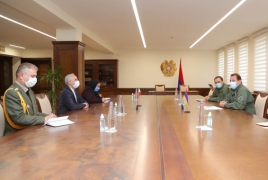 Armenian Defense Minister, Iranian envoy meet in Yerevan