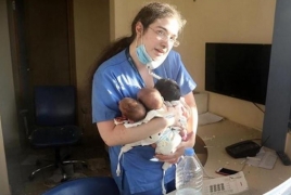 Медсестра прошла более 5 км с младенцами на руках после взрыва в Бейруте