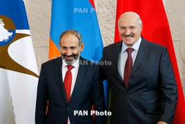 Пашинян поздравил Лукашенко с переизбранием