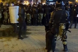 В белорусском Бресте милиция стреляла в протестующих из табельного оружия на поражение