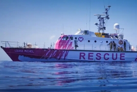 Banksy funds refugee rescue boat operating in Mediterranean