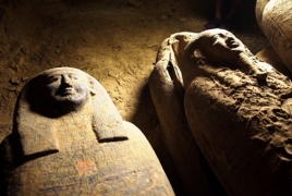 Egypt discovers trove of sealed 2,500-year-old coffins