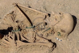 Grave of Urartian woman buried with jewelry unearthed in Turkey