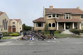 San Francisco Armenian Church building set ablaze by arsonists