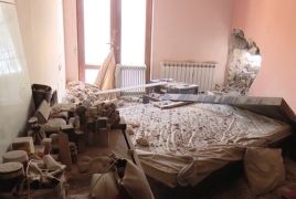 Видео: Дома мирных жителей Степанакерта - после азербайджанских обстрелов