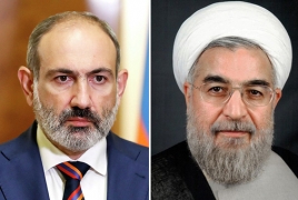 Pashinyan briefs Rouhani on Turkey's involvement in Karabakh conflict
