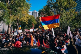 Կանադահայերը ցույցի են դուրս եկել թուրք-ադրբեջանական ագրեսիայի դեմ